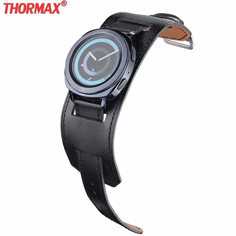 22 мм 20 ремешок из натуральной кожи браслет на запястье для Samsung Gear S3 S2 HuaWei Watch 2 Huami
