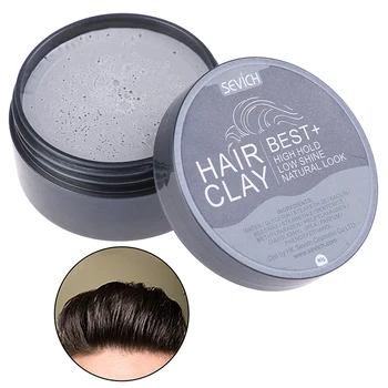 

80g Hair Wax Hair Clay High Hold Low Shine Natural Hair Style For Man Fashion Cool Hair Styling Wax Strong Hold Daily Use