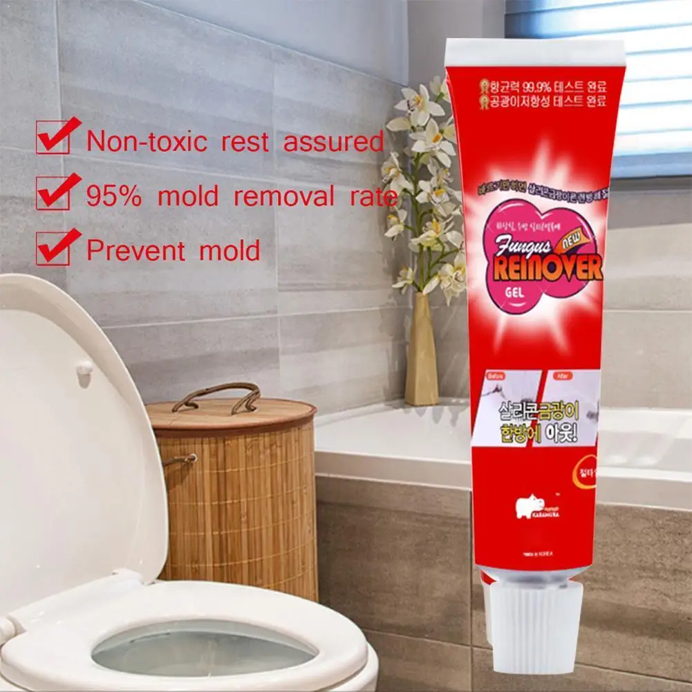 

20g Mold Remover Gel Mildew Cleaning Agent Furniture Wall Gel Floor Cleaner Tile Removal Home Multifunctional Remover Mold J5R2