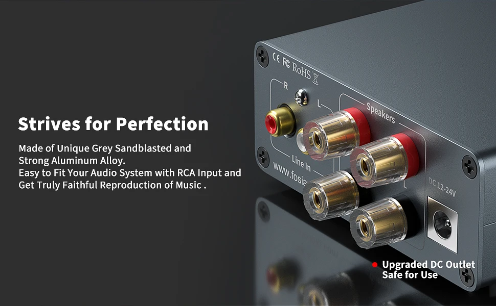 de potência áudio classe d mini hi-fi