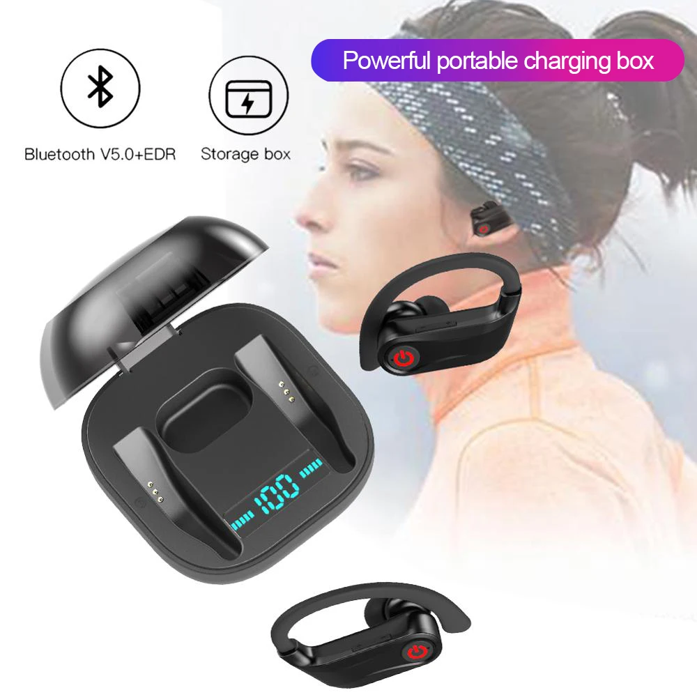 TWS Q62 Bluetooth V5.0 наушники Hifi спортивные шумоподавляющие беспроводные гарнитура с