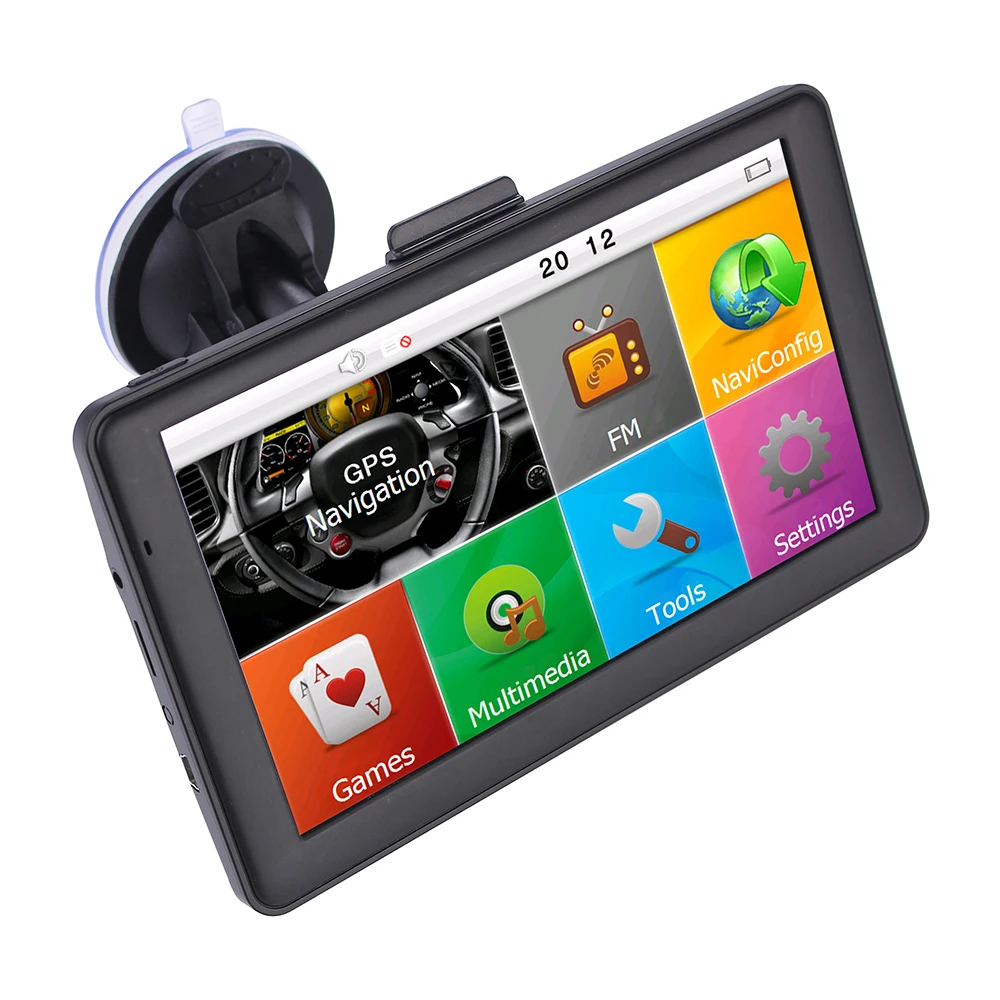 

Car GPS Navigation Auto Navigator Smart GPS Navigator FM Radio Audio 7Inch 8GB Premium