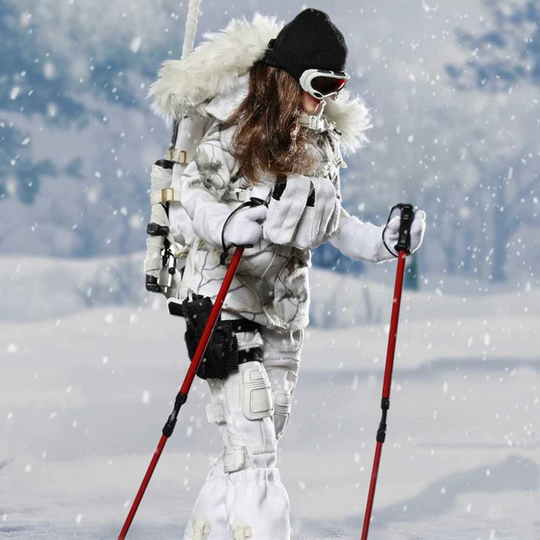 30 см 1/6 подвижный снежное поле Womon фигурка военный Солдат модель