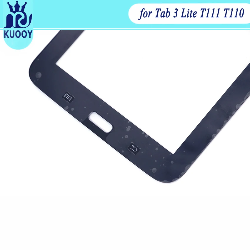 T110 сенсорный экран для samsung Galaxy Tab 3 Lite SM-T110 SM-T111 T111 сенсорный экран панель дигитайзер сенсор передняя стеклянная линза