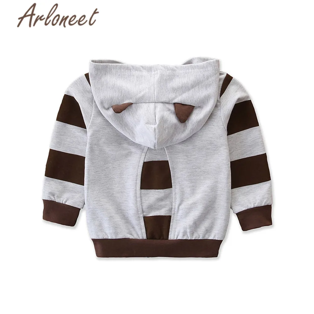 ARLONEET/пальто с героями мультфильмов; зимнее пальто для новорожденных мальчиков; хлопковая куртка с капюшоном и изображением животных; Верхняя одежда на молнии; коллекция года; Детское пальто; Верхняя одежда для девочек