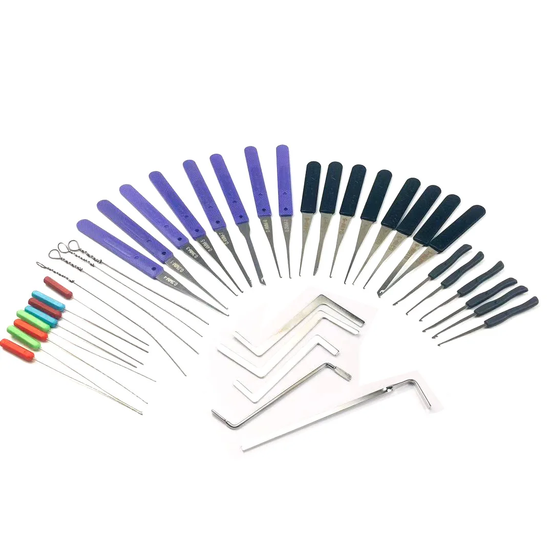Locksmith Extractor Tools Kit Broken Key Remove Tool Set with Tension ...