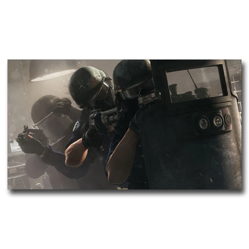 Rainbow Six Siege CTU PC оружие постеры с сюжетами игр и принтами шелковое настенное