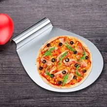 Новинка, сделай сам, 430 для выпечки, все из нержавеющей стали, лопата для торта, безопасная переносная Мобильная доска для торта с цветочным рисунком, серебро