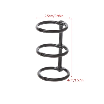 

DIY Metal Clip 3 Holes Ring for Notebook Loose Leaf Diary Photo Album Binding