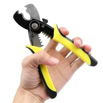

7 inch Electrical Cable Stripper Wire Stripper Cable Cutter Multi Tool Wire Cutting Scissor Stripping Pliers Hand Tools