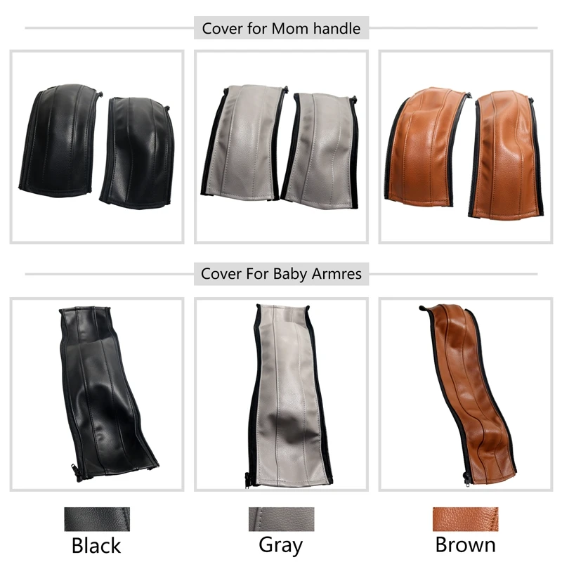 Stroller Handlebar Cover Leather Handle Cover for Cybex Eezy S Twist（+） 2 Stroller Pram