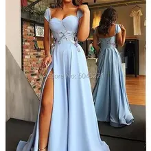 Синий мусульманский светильник, вечерние платья, длинное вечернее платье с рукавами-крылышками, турецкое длинное вечернее платье для выпускного вечера