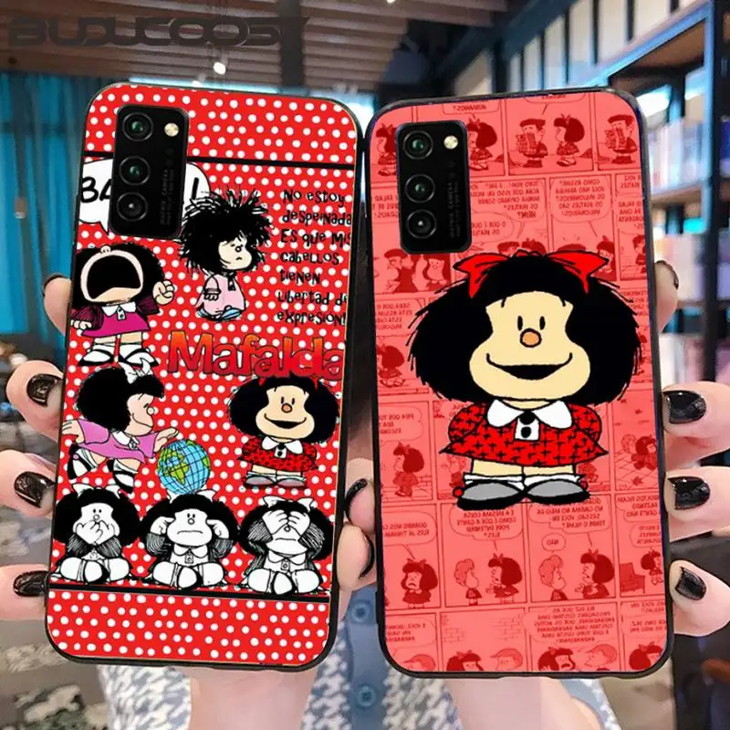 Роскошный чехол для телефона с мультипликационными персонажами Mafalda Honor 10 20 lite