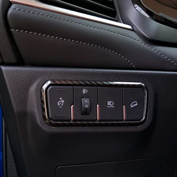 

For Haval F7 F7X 2019 2020 Car Headlight Switch Decorative ABS Chrome Adjustment Button Decorative Box Interior Mouldings