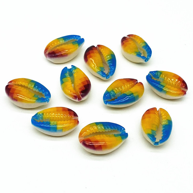 Multicolor Natural Shell Loose Spacer Beads 10-20mm Oval Beaded For Jewelry Charm Necklace Bracelet Accessory #ZZ04