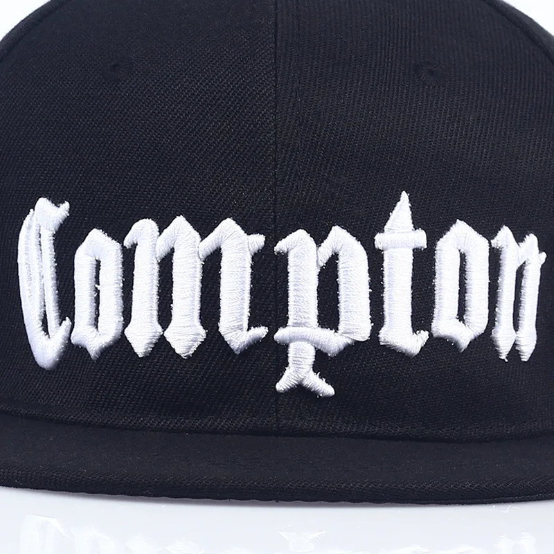 Буквы Compton Snapback Кепка скейтбордиста оснастки назад камуфляж кости NY бейсбольная шляпа Brookyln 1947 хип хоп шапки Мужские beisbol