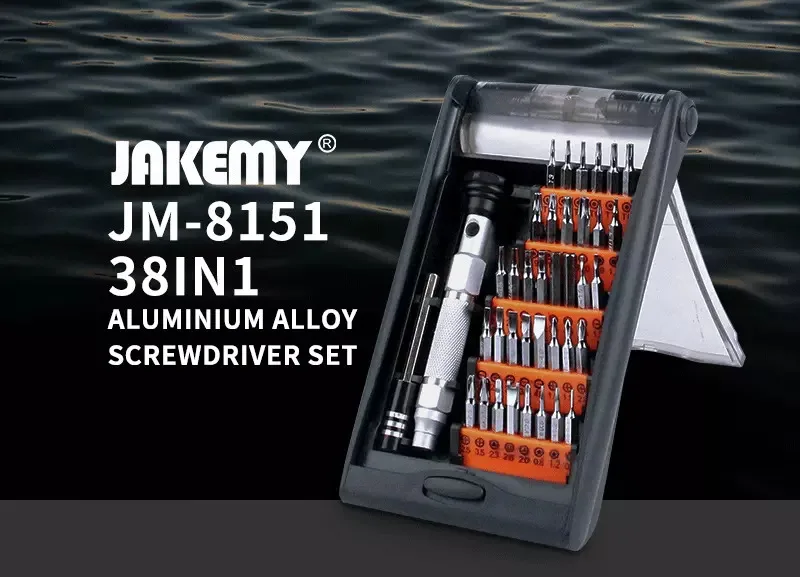 JAKEMY точный алюминиевый сплав DIY ремонтный инструментарий Магнитный набор мини-отверток для мобильного телефона компьютерная игровая площадка