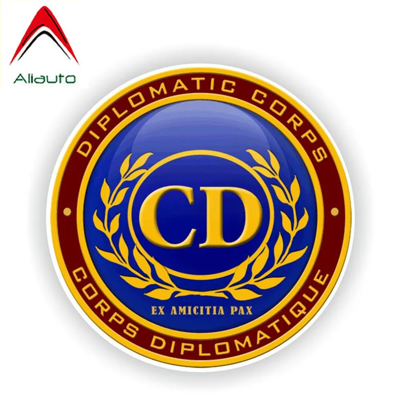 Автомобильная наклейка Aliauto круглая для CD корпуса герметичная водонепроницаемая