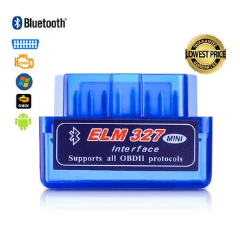 

Car OBD V2.1 V1.5 Elm327 OBD2 Bluetooth Auto Scanner OBDII 2 Tester Adapter Scanner Auto Diagnostic Tool for Android Windows