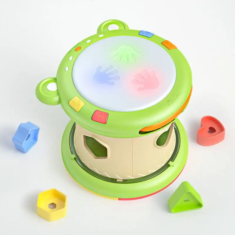 Детский Светильник игрушка барабан Подарок детская музыкальная электронная игрушка с светильник s& Sounds
