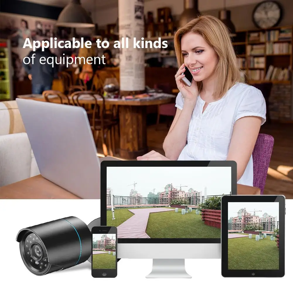 1MP/2MP/5MP, проводная ip-камера H.265, уличная, IP66, водонепроницаемая, WiFi, камера видеонаблюдения, домашняя камера безопасности, ночное видение, видеонаблюдение