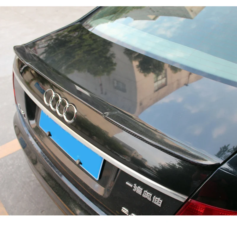 Для Audi A3 A5 2009 2016 A6 C6 2012 Высококачественный спойлер из углеродного волокна задний