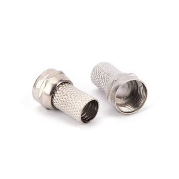 

ZLinKJ 10 pcs F Digital Cable Terminal Connector for cable TV SCREW plug SAT RG6 CT100 WF100 TX100 H109F PH100