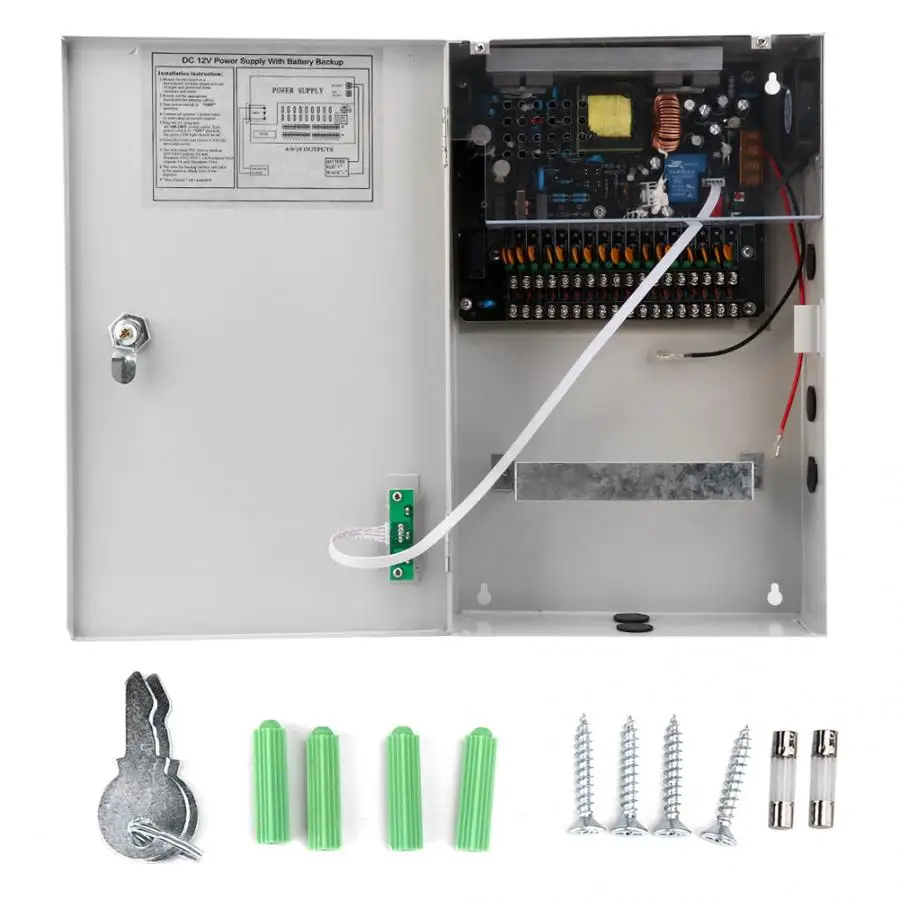 12V 30A 18CH UPS контроль доступа резервный аккумулятор блок питания для к двери