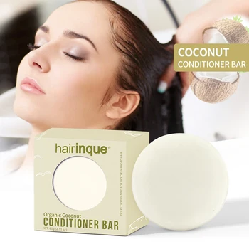 

Natural Conditioner for Dry Hair Moisturizing Coconut Oil Repair Solid Soap Bar Conditioning Hair Wash Products Free Shipping