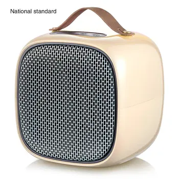 

Smart Mini Heater Home Desktop Small Electric Heater Student Handheld Multi-Function Heater For Bathroom Office Beige White