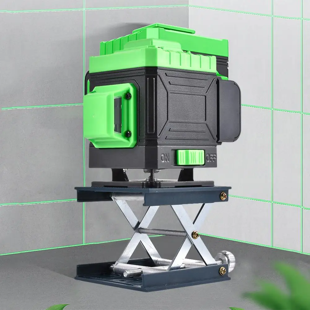 

12 Lines 3D Green Laser Level Self-Leveling 360 Degre Horizontal And Vertical Cross Lines Green Laser Line with Upper Wall Frame