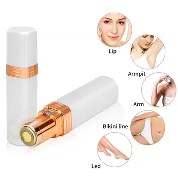 

Electric Facial Hair Remover Painless Eyebrow Trimmer Makeup Tool Mini Epilator Underarm Cheeks Portable Body Care Shaver Device
