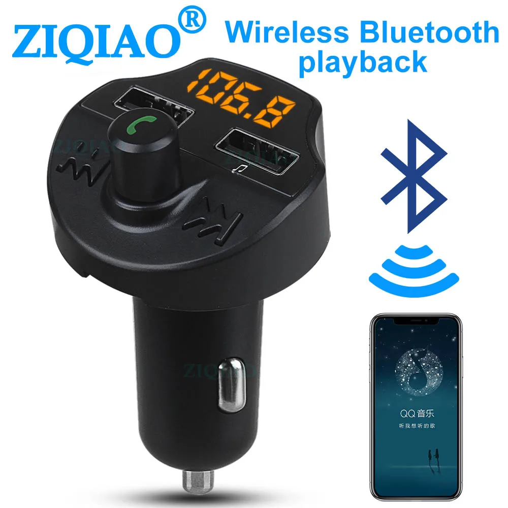 Автомобильный Bluetooth комплект FM модулятор беспроводной передатчик AUX аудио