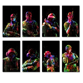 

Rainbow Six Siege Hot Game Poster For Room Decor Decoration 42x30cm