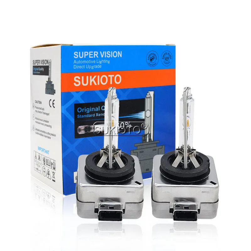 SUKIOTO 35W Xenon D1S HID Headlight Ballast Kit 89034934 6G OEM Ballast Control Unit D3S 6000 8000K 4300K Auto Headlamp Bulb (2)