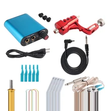 Набор для татуировки, машинка для татуажа, набор для перманентного макияжа, тату-машина, бесмортный пигмент, наборы, источник питания, принадлежности для татуажа