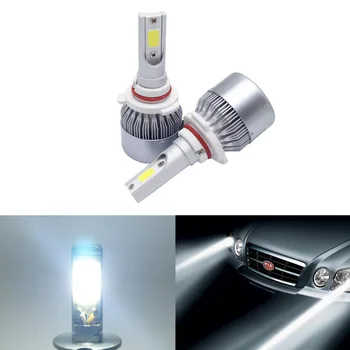 

C6 Car LED Headlight Car Headlight 9005 9006 9007 High Brightness Car Bulb Fog