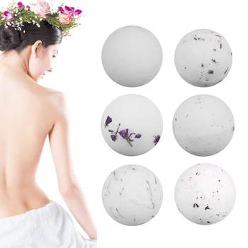 

Y&W&F Snow Dried Flowers Bombs Ball Essential Oil Aromatherapy Bath Salt Ball Body Care Moisturizing Nourishing Relieve Fatigue