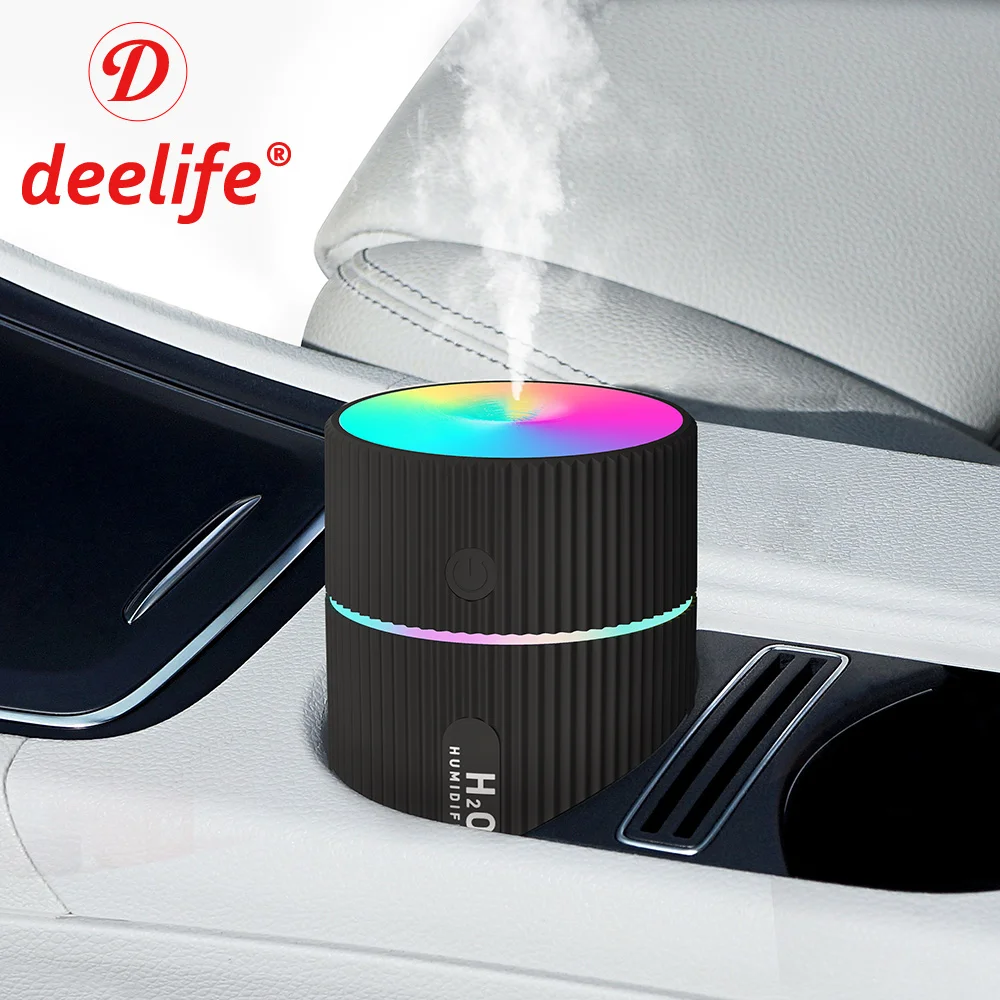 Deelife Humidifier Car Diffuser Essential Oils Portable Mini Aroma Aromatherapy for Auto Home Office USB Air Humidifiers