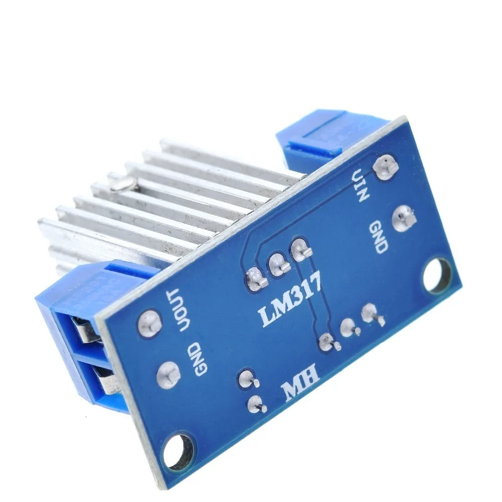 LM317T DC-DC Регулируемый преобразователь понижающий модуль печатной платы линейный регулятор питания с выпрямительным фильтром