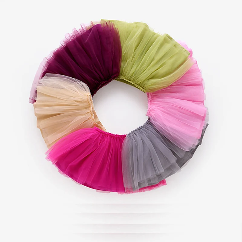 Новинка 2018 летняя детская юбка пачка из тюля для маленьких девочек