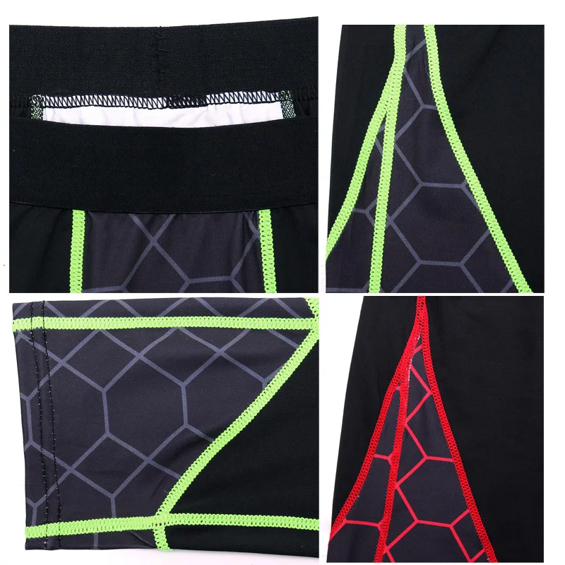 3 Pieces Compression Tracksuit Fitness Tight Running Set T-shirt Legging Men's Gym Sportswear Suit 6