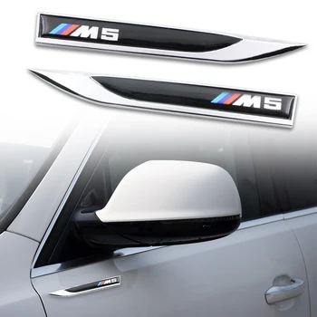 

2pcs Fashion Stainless Steel Car Blade Car Body Waterproof Sticker For Bmw x1 x3 x5 x6 f10 f20 f30 e36 e39 e46 e60 Car-Styling