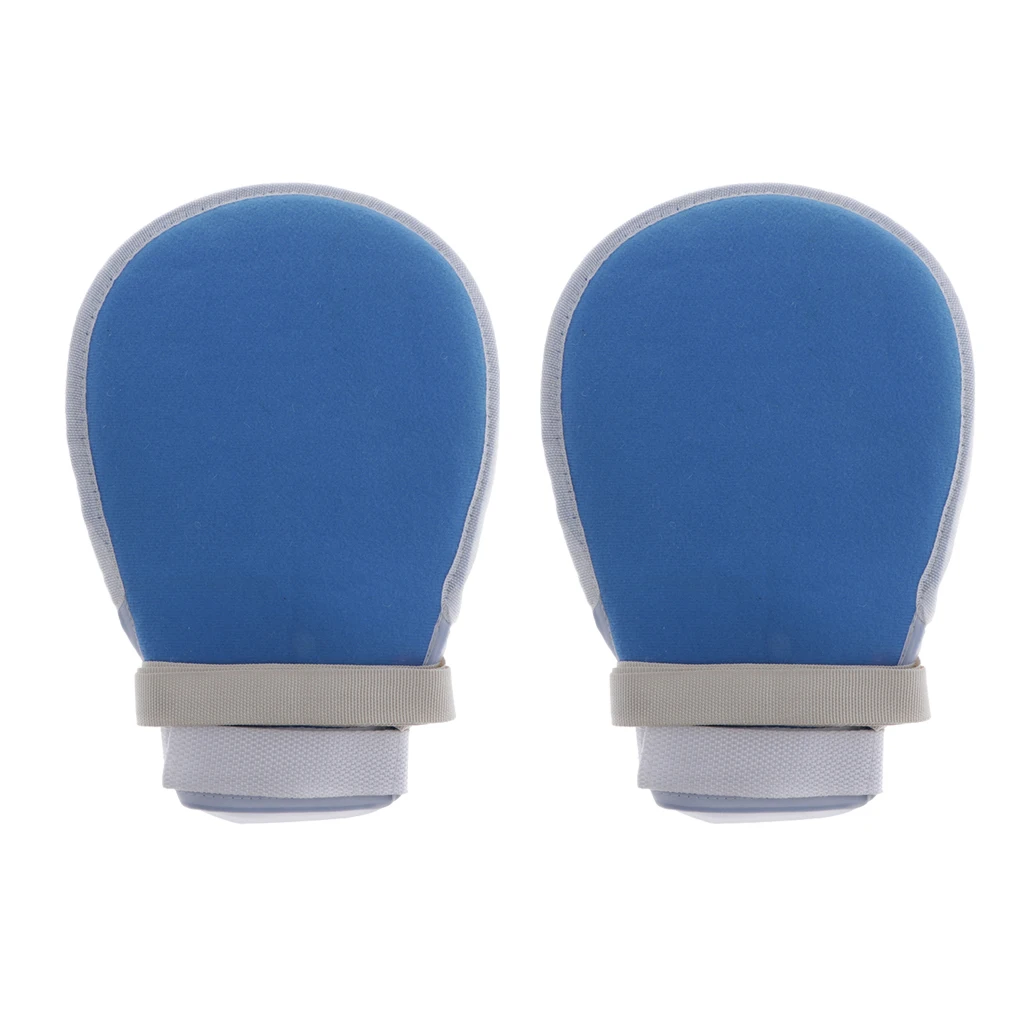 2x Adjustable Finger Control Mitts Hospital Home Hand Restraints Gloves Infection Protectors Prevent Scratch for Patient Elderly