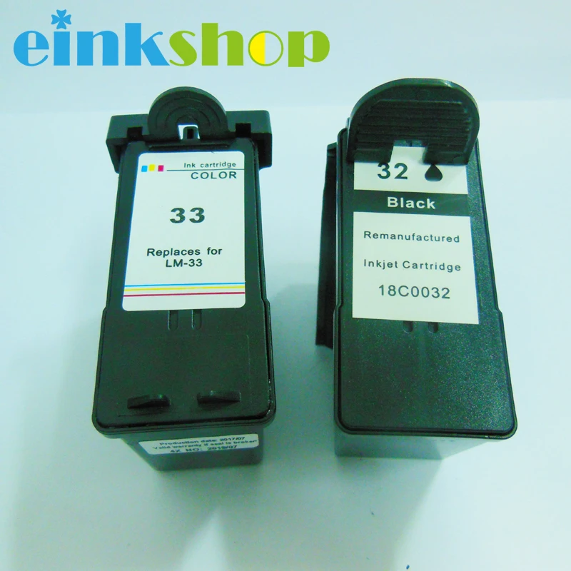 Чернильный картридж Einkshop 32 33 для принтера Lexmark x8350 x5410 x5470 x7350 x3300 p6200 p910 p450|ink