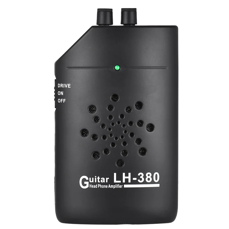 Naomi Mini Portable Electric Bass Guitar Amplifier 9V 1 3W Audio Guitar Amp with Distortion Effect Clip Amp Headphone Speaker 10