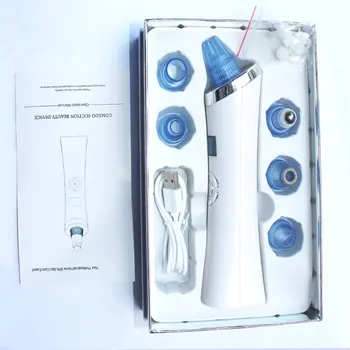 

5 In 1 Handheld Design Blackhead Vacuum Suction Cleaner Electric Face Skin Tightening Lifting Blackhead Remover Machine