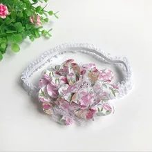 Корейский стиль Маленькая Цветочная лента для волос цветок Детская резинка для волос Детские аксессуары для волос головной убор аксессуары для волос для девочек 15 г