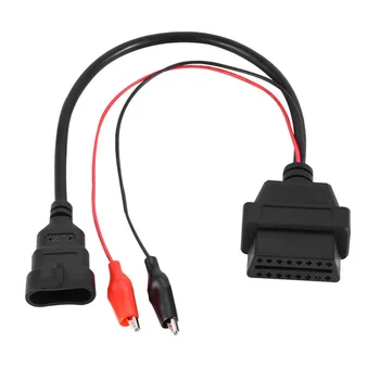 

3Pin to 16Pin OBD Diagnostic Tool 12V plastic Adapter Cable Plug Connector Car Extension Cable for Fiat for Alfa for Lancia 12V