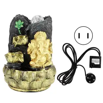 

home decor home decoration accessories Desktop Water Fountain Ganesha Elephant Statue Buddha Decoration Home Ornament with